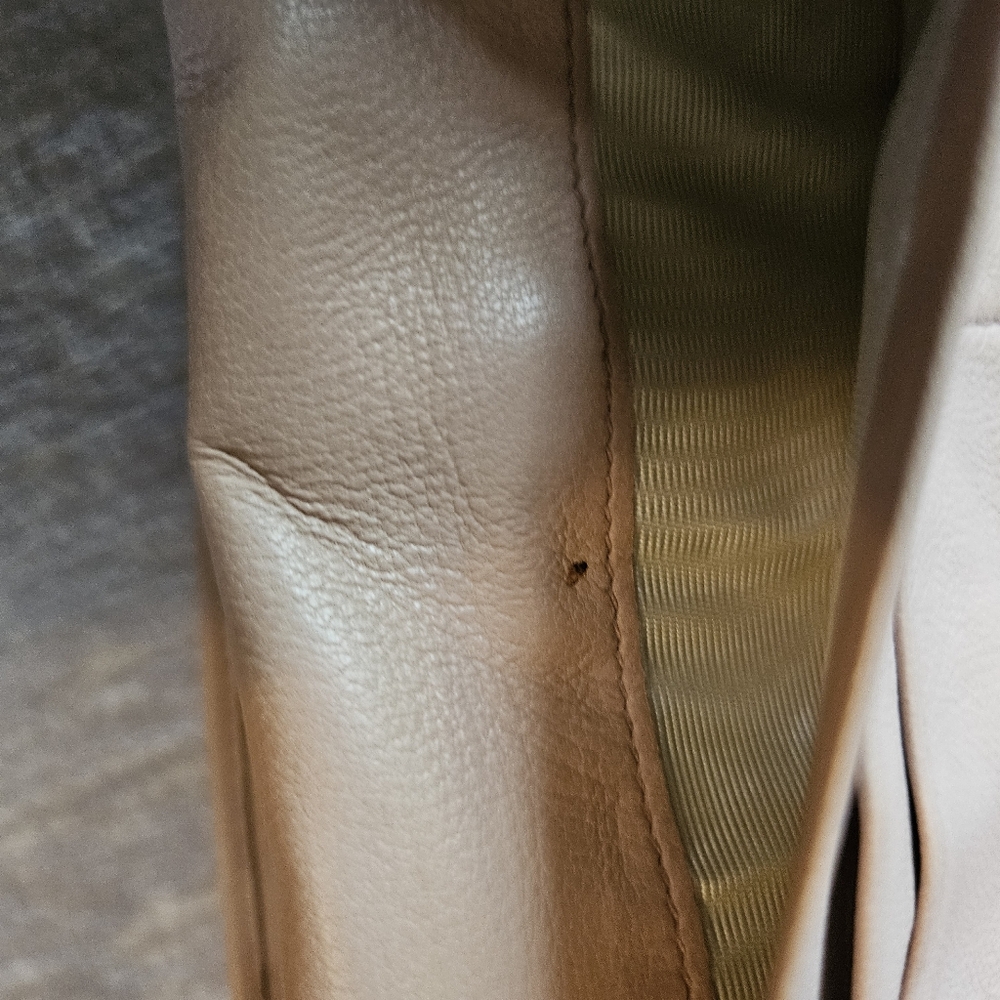 Prada Double Snap Nappa Gauffre'a Wallet Cipria Light Pink Luxury Neutral Italy - Picture 15 of 16